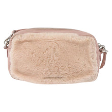 Load image into Gallery viewer, Miu Miu Pink Shearling Sequin Logo Camera Bag