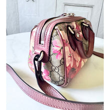 Load image into Gallery viewer, Gucci GG Supreme Monogram Blooms Bundle: Mini Boston and Compact Zip Wallet