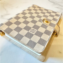 Load image into Gallery viewer, Louis Vuitton Damier Azur Medium Ring Agenda