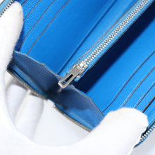 Load image into Gallery viewer, Hermes Evelyne Long Wallet Bleu Hydra