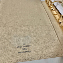 Load image into Gallery viewer, Louis Vuitton Damier Azur Medium Ring Agenda