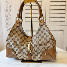 Load image into Gallery viewer, Gucci Monogram Jackie Hobo Bag