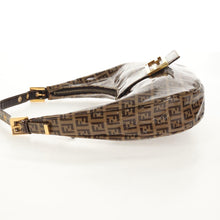 Load image into Gallery viewer, Fendi Vinyl Zucchino Croissant Hobo