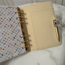 Load image into Gallery viewer, Louis Vuitton Damier Azur Medium Ring Agenda