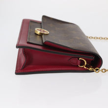 Load image into Gallery viewer, Louis Vuitton Monogram Flore Chain Wallet Fuchsia