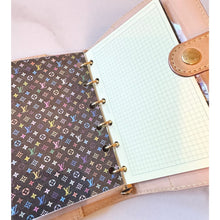 Load image into Gallery viewer, Louis Vuitton Takashi Murakami Monogram Multicolor Noir Small Ring Agenda