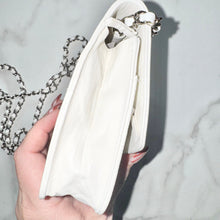Load image into Gallery viewer, CHANEL Caviar Timeless CC Wallet on Chain WOC White