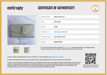 Load image into Gallery viewer, Saint Laurent Calfskin Crocodile Embossed Uptown Clutch