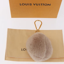 Load image into Gallery viewer, Louis Vuitton Mink Fur Fluffy Bag Charm Blush