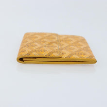 Load image into Gallery viewer, Goyard Goyardine Marigny Card Wallet Yellow