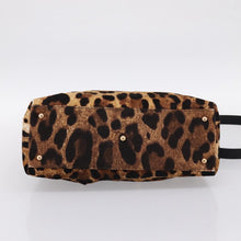 Load image into Gallery viewer, Salvatore Ferragamo Calf Hair Leopard Print Top Handle Bag