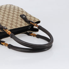 Load image into Gallery viewer, Gucci GG Canvas Bamboo Tote