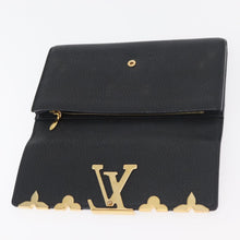 Load image into Gallery viewer, Louis Vuitton Taurillon Embellished Capucines Long Wallet Black