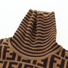 Load image into Gallery viewer, Fendi FF Zucca Print Merino Wool Sweater Small / Medium
