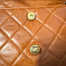 Load image into Gallery viewer, šBlack Friday SpecialšCHANEL Glazed Calfskin Large Perfect Edge Flap Caramel