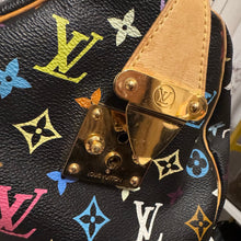 Load image into Gallery viewer, Louis Vuitton X Takashi Murakami Multicolor Noir Keepall 45 Black