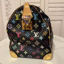 Load image into Gallery viewer, Louis Vuitton X Takashi Murakami Multicolor Noir Keepall 45 Black