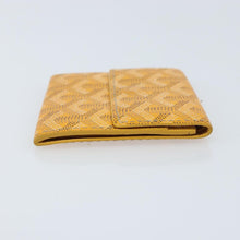 Load image into Gallery viewer, Goyard Goyardine Marigny Card Wallet Yellow