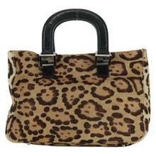 Load image into Gallery viewer, FENDI Calf Hair Leopard Print Top Handle Bag