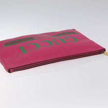 Load image into Gallery viewer, Gucci Pink Calfskin Logo Clutch