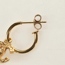 Load image into Gallery viewer, CHANEL CC Hoop Earrings