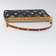 Load image into Gallery viewer, Louis Vuitton X Takashi Murakami Multicolor Noir Pochette Accessories