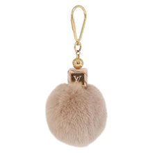 Load image into Gallery viewer, Louis Vuitton Mink Fur Fluffy Bag Charm Blush