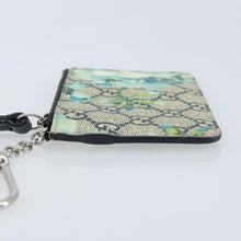 Load image into Gallery viewer, Gucci Supreme Monogram Blooms Key Ring Coin Case