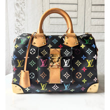 Load image into Gallery viewer, Louis Vuitton X Takashi Murakami Multicolor Noir Speedy 30