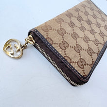 Load image into Gallery viewer, GUCCI GG Monogram Canvas Zippy Wallet