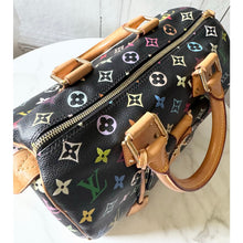 Load image into Gallery viewer, Louis Vuitton X Takashi Murakami Multicolor Noir Speedy 30