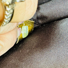 Load image into Gallery viewer, CHANEL Calfskin Caviar Quilted Mini Chain Handle Flap Gold