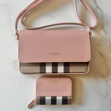 Load image into Gallery viewer, BRAND NEW Burberry Hampshire Crossbody and Wallet Bundle Pink