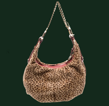 Load image into Gallery viewer, FENDI Chef Chain Hobo Pony Hair Leopard