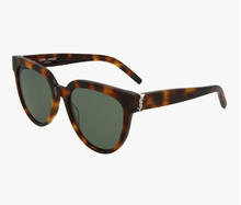 Load image into Gallery viewer, BRAND NEW Saint Laurent YSL 54mm Cat Eye Sunglasses Havana / Green