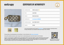 Load image into Gallery viewer, Louis Vuitton Damier Azur Key Pouch