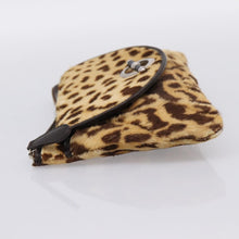Load image into Gallery viewer, CHRISTIAN DIOR Leopard Print Calf hair Clutch
