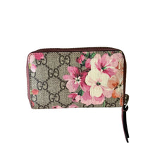 Load image into Gallery viewer, Gucci Supreme Blooms Compact Zippy Wallet
