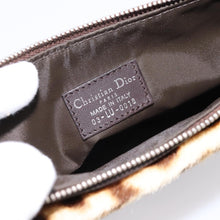 Load image into Gallery viewer, CHRISTIAN DIOR Leopard Print Calf hair Clutch
