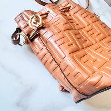 Load image into Gallery viewer, FENDI F is Fendi FF 1974 Embossed Mini Mon Tresor Bucket Bag
