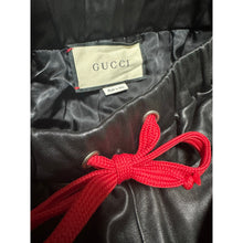 Load image into Gallery viewer, Gucci Leather Web Stripe Joggers Size Medium
