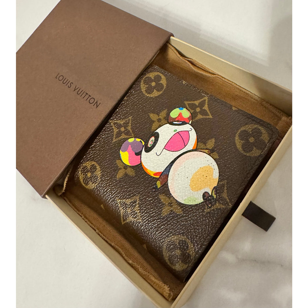 Louis Vuitton X Takashi Murakami Monogram Panda Marco Wallet