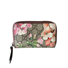 Load image into Gallery viewer, Gucci Supreme Blooms Compact Zippy Wallet
