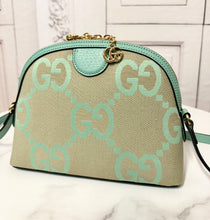 Load image into Gallery viewer, BRAND NEW Gucci Dome Jumbo GG Shoulder Bag Pepperlight Mint
