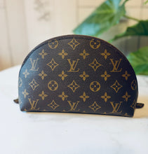 Load image into Gallery viewer, Louis Vuitton Trousse Demi Ronde Cosmetic Bag
