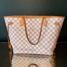 Load image into Gallery viewer, Louis Vuitton Damier Azur Neverfull MM with Pouch
