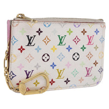 Load image into Gallery viewer, Louis Vuitton X Takashi Murakami Monogram Multicolor Blanc Key Pouch
