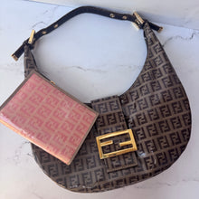 Load image into Gallery viewer, ✨💎Two Piece Thursday Bundle💎✨Fendi Vinyl Zucchino Croissant Hobo and Wallet
