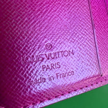 Load image into Gallery viewer, Louis Vuitton Monogram Perforated Compact Zipped Wallet Fuchsia
