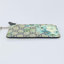 Load image into Gallery viewer, Gucci Supreme Monogram Blooms Key Ring Coin Case
